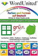 Book cover of: Colours and Shapes in German. By: WordUnited