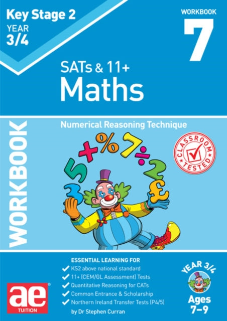 Book cover of: KS2 Maths Year 3/4 Workbook 7