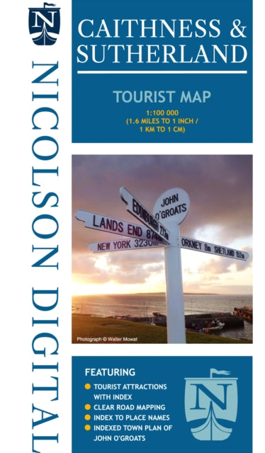 Book cover of: Nicolson Tourist Map Caithness & Sutherland