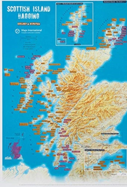 Book cover of: Scottish Island Bagging - Collect & Scratch Print