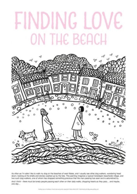Book cover of: Helen Elliott Poster: Finding Love on the Beach