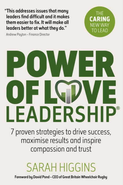 Book cover of: Power of Love Leadership. By: Sarah Higgins