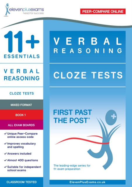 Book cover of: 11+ Essentials Verbal Reasoning: Cloze Tests Book 1
