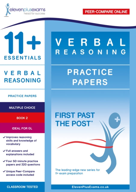 Book cover of: 11+ Essentials Verbal Reasoning Practice Papers Book 2