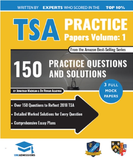 Book cover of: TSA Practice Papers Volume One. By: Dr Rohan Agarwal