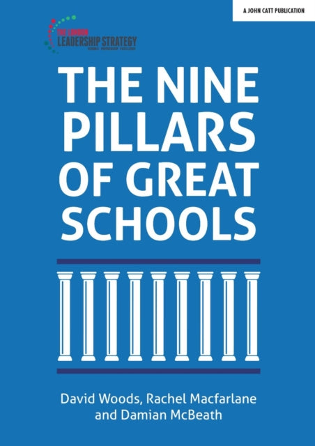 Book cover of: Nine Pillars of Great Schools. By: David Woods