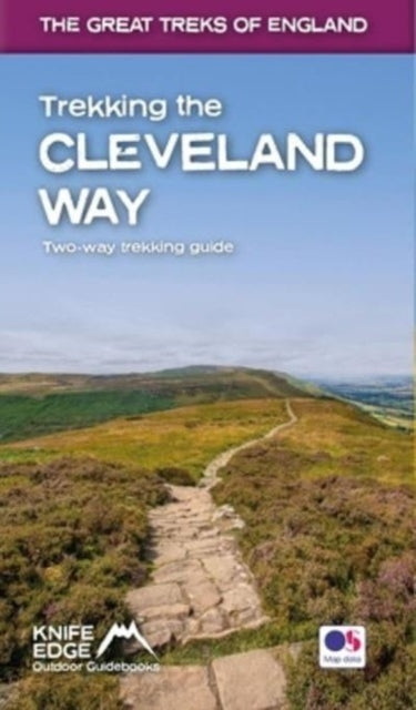 Book cover of: Trekking the Cleveland Way: Two-way guidebook with OS 1:25k maps: 20 different itineraries. By: Andrew McCluggage