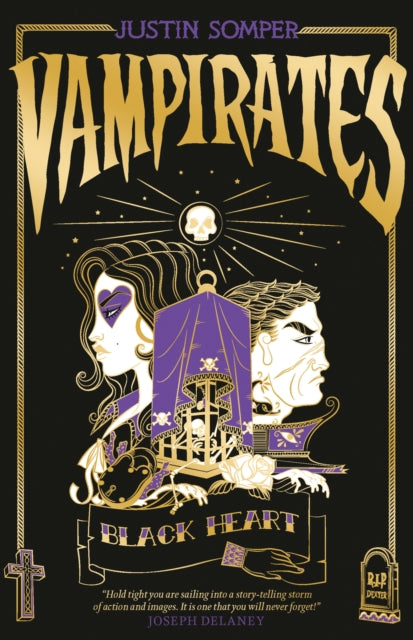 Book cover of: Vampiratres 4: Black Heart. By: Justin Somper