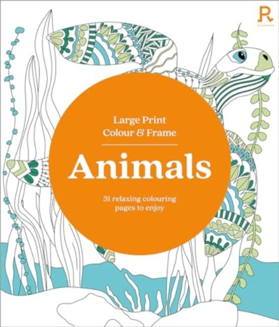 Book cover of: Large Print Colour & Frame - Animals