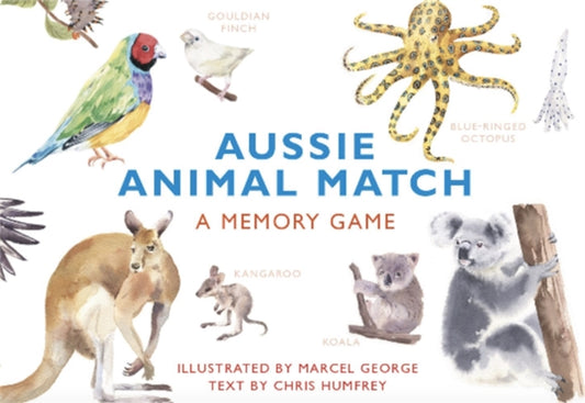 Book cover of: Aussie Animal Match. By: Marcel George