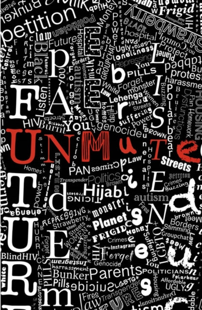 Book cover of: Unmute: Contemporary monologues written by young people, for young people. By: Lung Theatre Company