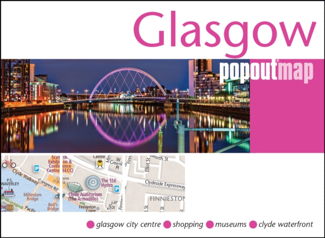 Book cover of: Glasgow PopOut Map