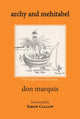 Book cover of: Archy and Mehitabel. By: Don Marquis