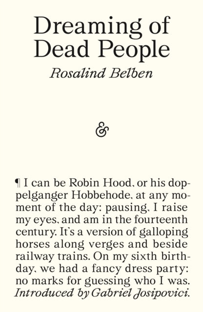 Dreaming of Dead People 9781916751316 Rosalind Belben