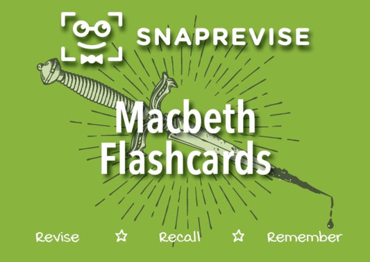 Book cover of: SnapRevise Macbeth Flashcards