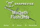 Book cover of: SnapRevise Macbeth Flashcards