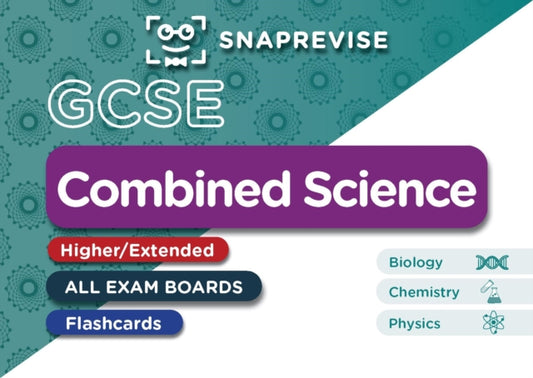 Book cover of: SnapRevise GCSE Combined Science Higher Flashcards