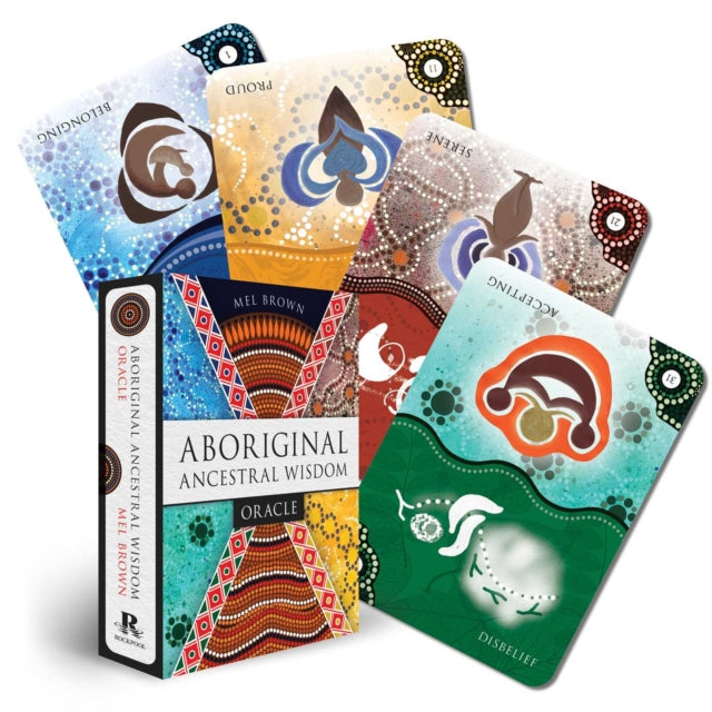 Book cover of: Aboriginal Ancestral Wisdom Oracle. By: Mel Brown