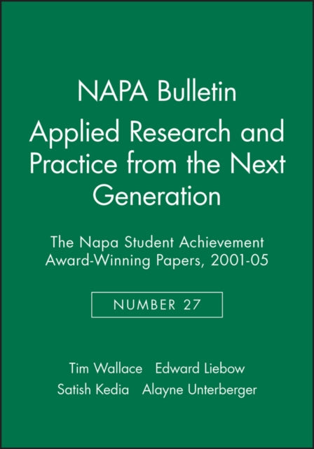 Book cover of: Applied Research and Practice from the Next Generation