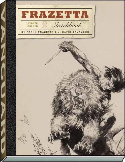 Book cover of: Frazetta Sketchbook (vol I). By: J David Spurlock