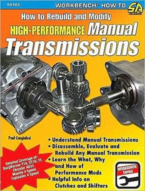 Book cover of: How to Rebuild & Modify High Performance Manual Transmissions. By: Paul Cangialosi