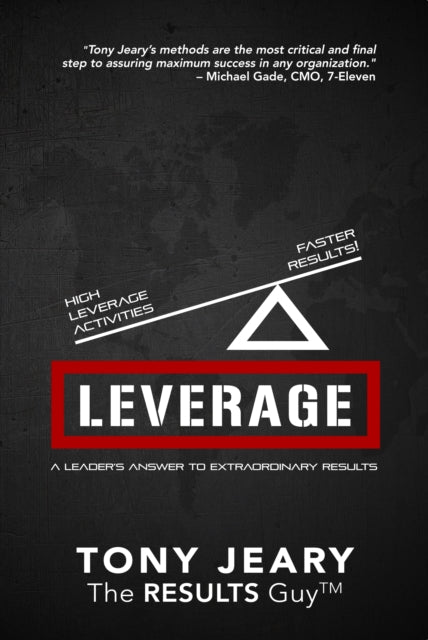 Book cover of: Leverage. By: Tony Jeary
