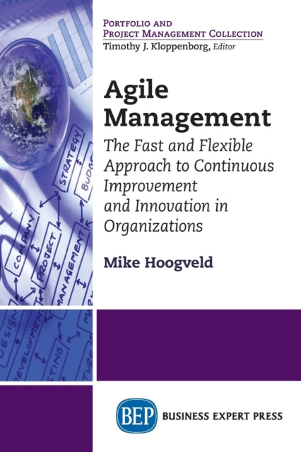 Book cover of: Agile Management. By: Mike Hoogveld