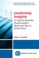 Book cover of: Leadership Insights. By: Matt Beadle