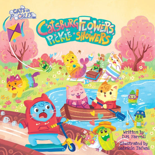 Book cover of: Catsburg Flowers, Pickle Showers. By: Darren Farrel