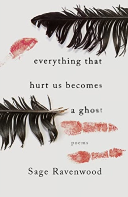 Book cover of: Everything That Hurt Us Becomes a Ghost. By: Sage Ravenwood