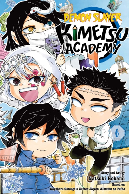 Book cover of: Demon Slayer: Kimetsu Academy, Vol. 6