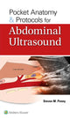 Book cover of: Pocket Anatomy & Protocols for Abdominal Ultrasound. By: Steven M. Penny M.A.  RT (R)  RDMS