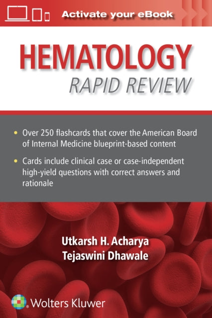 Book cover of: Hematology Rapid Review. By: Utkarsh Acharya
