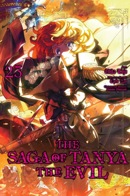 Book cover of: Saga of Tanya the Evil, Vol. 23 (manga). By: カルロ・ゼン