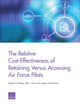 Book cover of: Relative Cost-Effectiveness of Retaining Versus Accessing Air Force Pilots. By: Michael Mattock