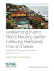 Book cover of: Modernizing Puerto Rico's Housing Sector Following Hurricanes Irma and Maria. By: Noreen Clancy