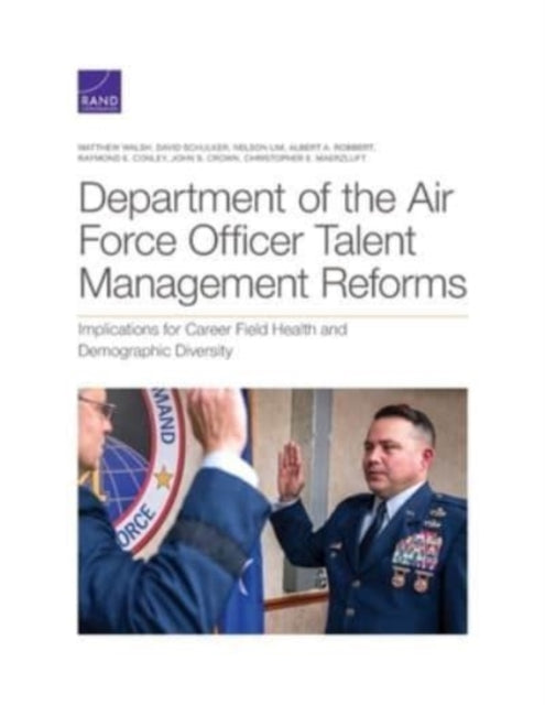 Book cover of: Department of the Air Force Officer Talent Management Reforms. By: Matthew Walsh