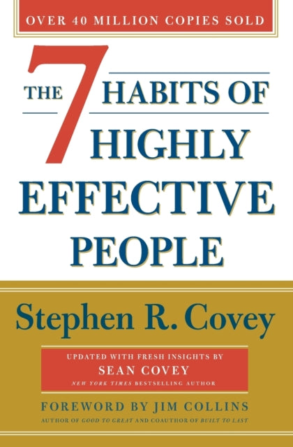 Book cover of: 7 Habits of Highly Effective People. By: Stephen R. Covey