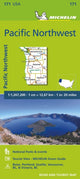 Book cover of: Pacific Northwest - Zoom Map 171. By: Michelin
