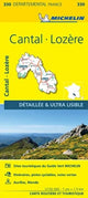 Book cover of: Cantal, Lozire - Michelin Local Map 330