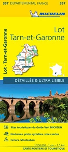 Book cover of: Lot, Tarn-et-Garonne - Michelin Local Map 337