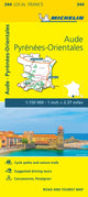 Book cover of: Aude, Pyrenees-Orientales - Michelin Local Map 344. By: Michelin