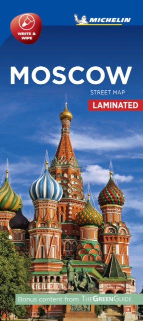 Book cover of: Moscow - Michelin City Map 9222. By: Michelin