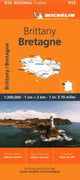 Book cover of: Brittany - Michelin Regional Map 512