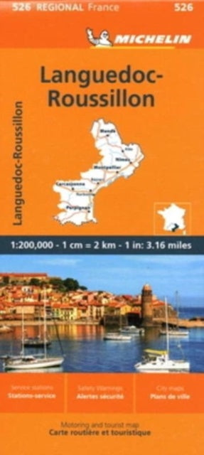 Book cover of: Languedoc-Roussillon - Michelin Regional Map 526