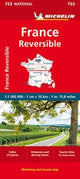 Book cover of: France - reversible - Michelin National Map 722