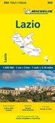 Book cover of: Lazio - Michelin Local Map 360