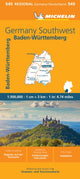 Book cover of: Germany Southwest - Michelin Regional Map 545