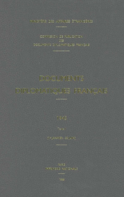 Book cover of: Documents Diplomatiques Francais. By: Ministère des Affaires étrangères (Paris)