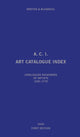 Book cover of: Art Catalogue Index. By: BLONDEAU ET AL